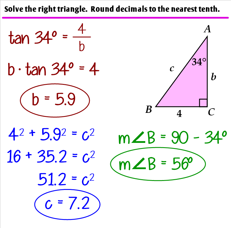12.2 problem solving with right triangles