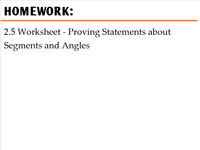 proving statements segments lesson resources