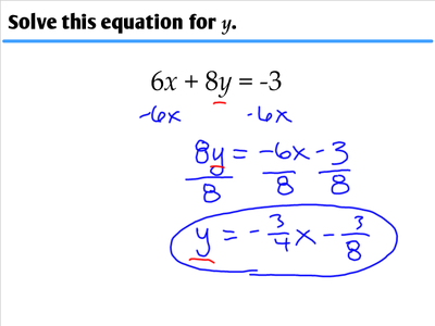 1.4 - Rewriting Equations - Ms. Zeilstra's Math Classes