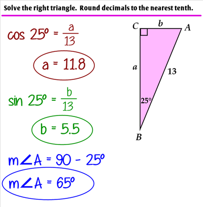 12.2 problem solving with right triangles