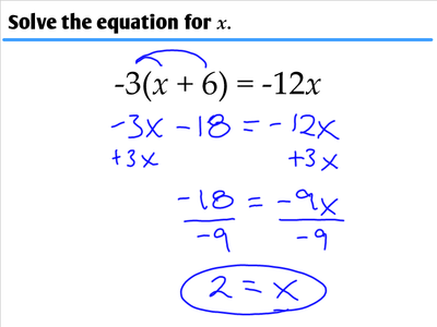 1.5 - Solving Equations with Variables on Both Sides - Ms. Zeilstra's
